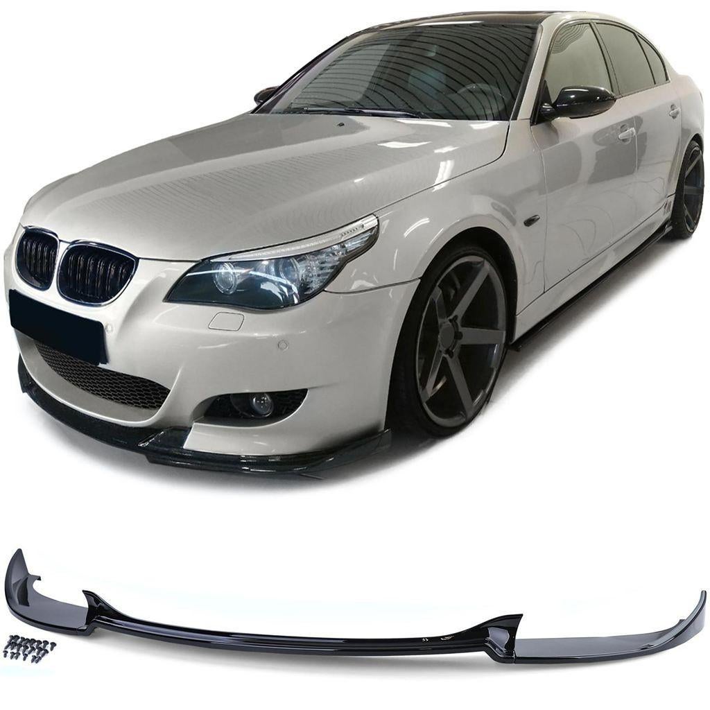 Splitter Voor BMW 5 Serie E60 / E61 LCI Glans Zwart M-Pakket, Autos : Divers, Tuning & Styling, Envoi