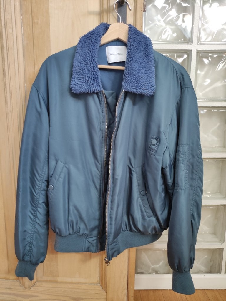Blouson aviateur pour homme, Enlèvement, Porté, Taille 48/50 (M), Bleu