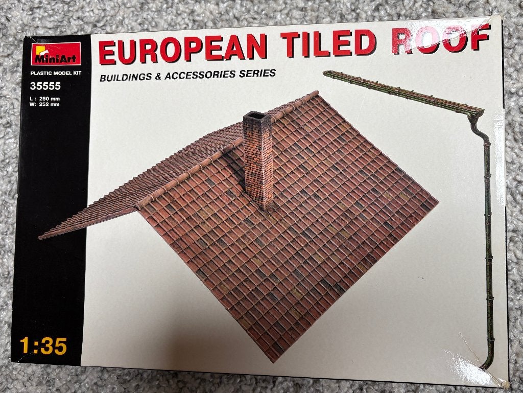 Miniart 35555 European Tiled Roof, Ophalen of Verzenden, Nieuw, 1:35 tot 1:50, Diorama