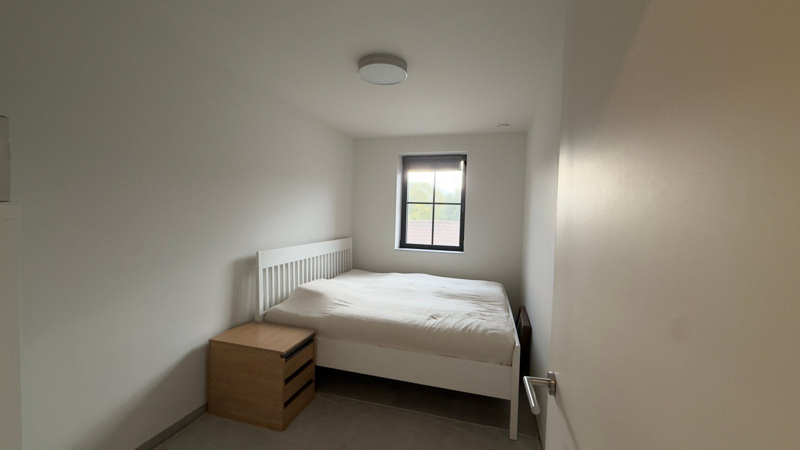 IKEA tweepersoonsbed 180x200 cm – €130, Maison & Meubles, Enlèvement, Blanc