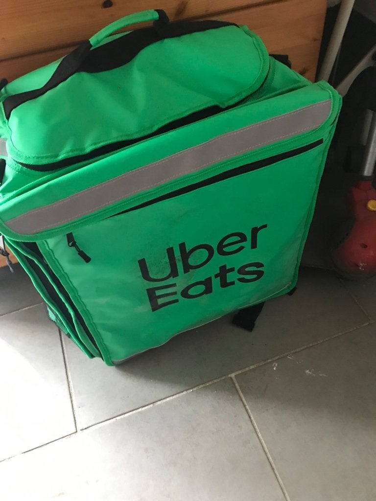 Tas uber eats, Bijoux, Sacs & Beauté, Enlèvement, Comme neuf, Vert, Autres types