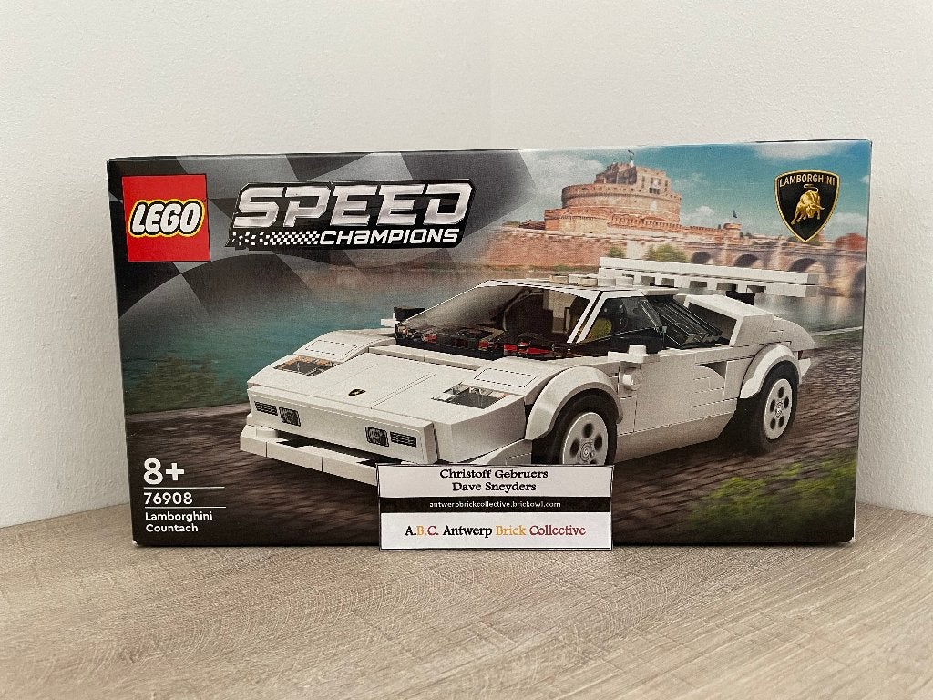 Lego Speed Champions - 76908 - Lamborghini Countach, Neuf, Lego, Ensemble complet, Speed Champions