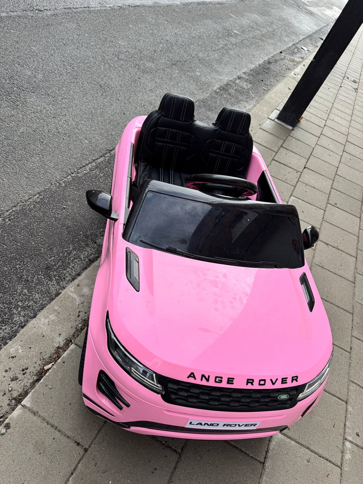 Voiture électrique pour enfants Range Rover Evoque 12V Rose, Comme neuf