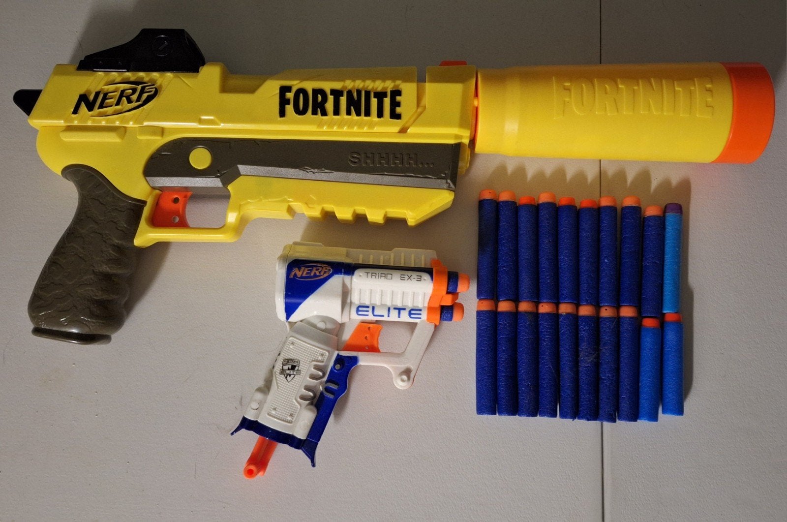 Nerf Fortnite en klein Nerf pistool, Ophalen