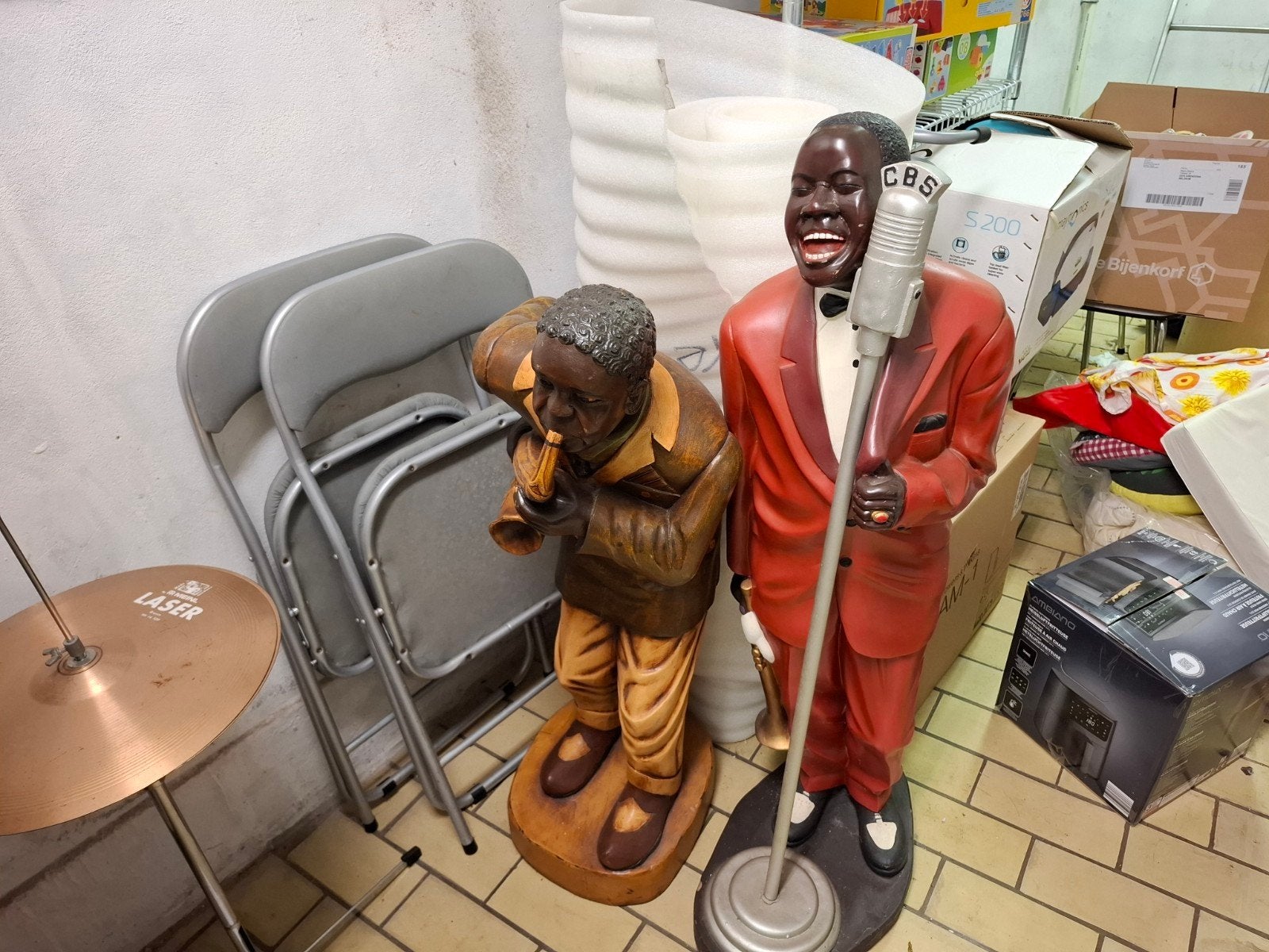 Jazz beelden 104cm, Verzamelen, Ophalen