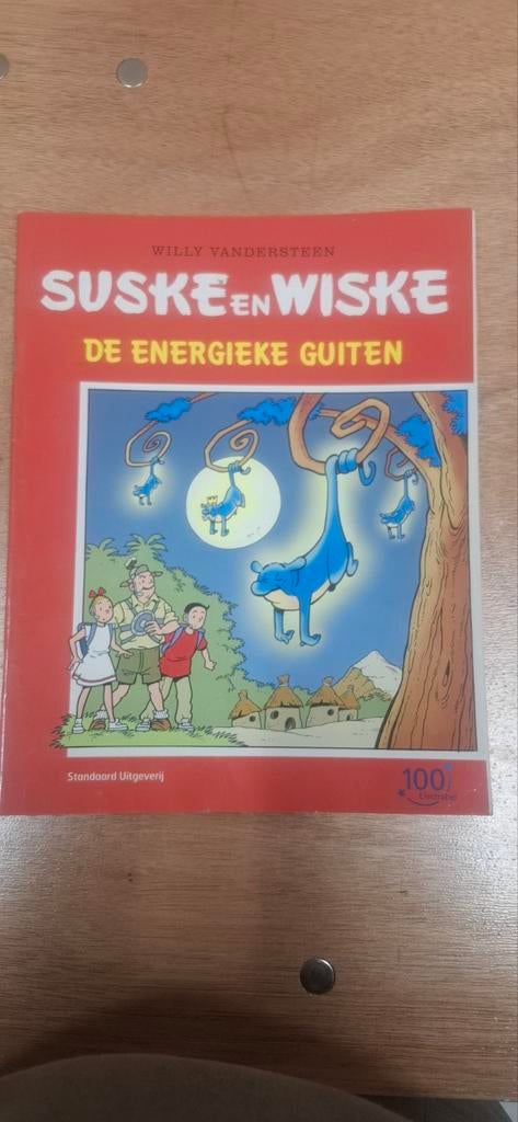 Suske en Wiske strip 'De energieke guiten', Boeken, Ophalen, Willy Vandersteen, Eén stripboek, Zo goed als nieuw
