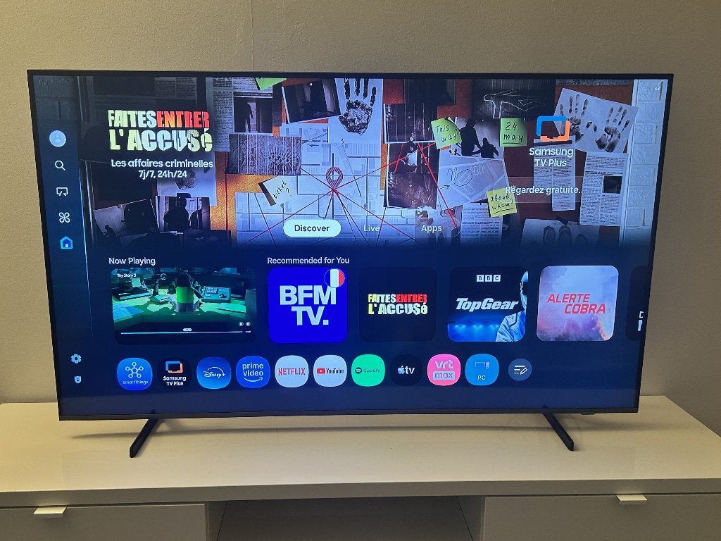 Samsung QLED 55” 4K Smart TV – Excellent Condition, Audio, Tv en Foto, Televisies, Ophalen, QLED, Zo goed als nieuw, 100 Hz