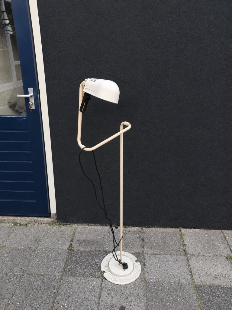 Lampadaire Belux Vintage - Hannes Wettstein des années 1980, Enlèvement ou Envoi, Utilisé, 100 à 150 cm