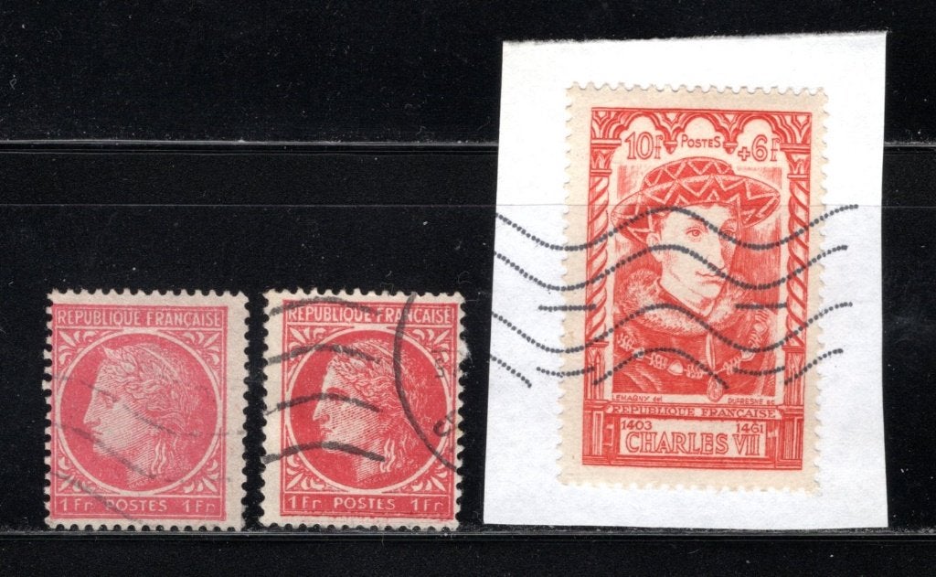 FRANCE Lot 1946 estampillé, Envoi, Affranchi