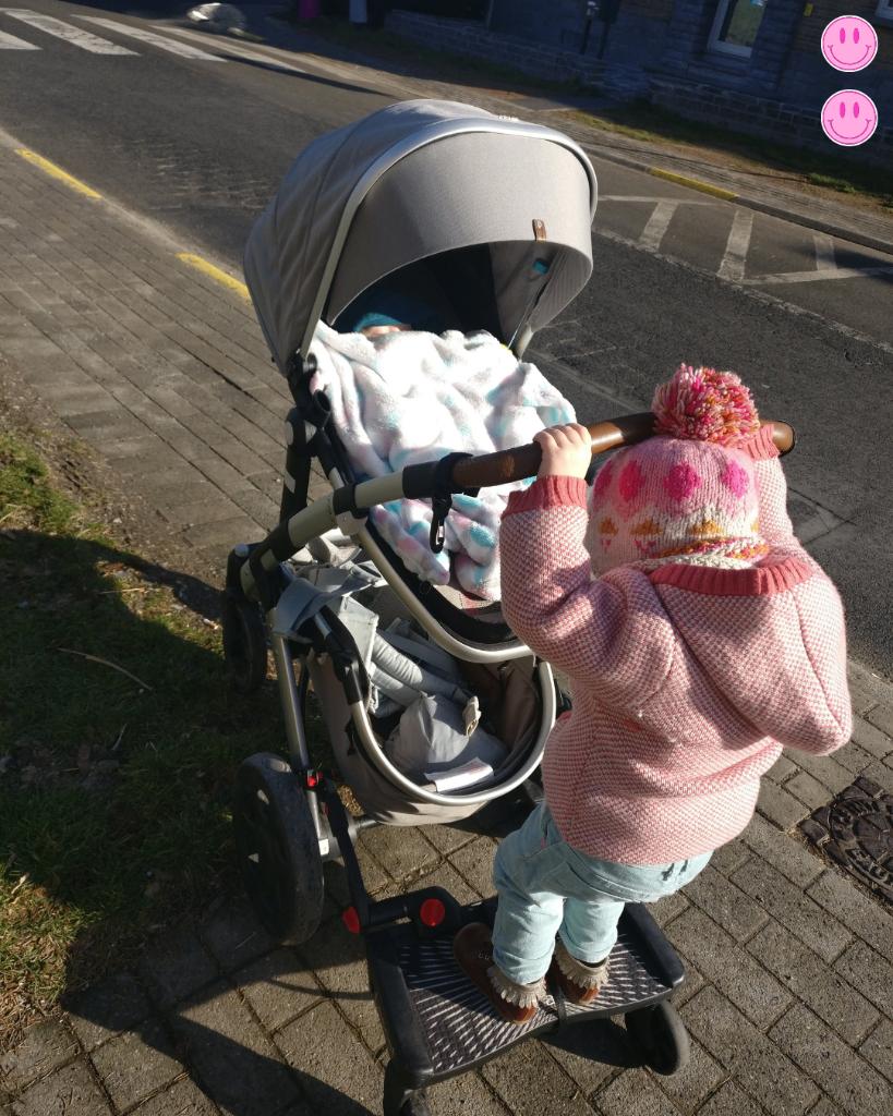 Kinderwagen JOOLZ GEO² MET UITBREIDINGSSET (2 KINDEREN), Gebruikt, Combiwagen, Verstelbare duwstang, Ophalen
