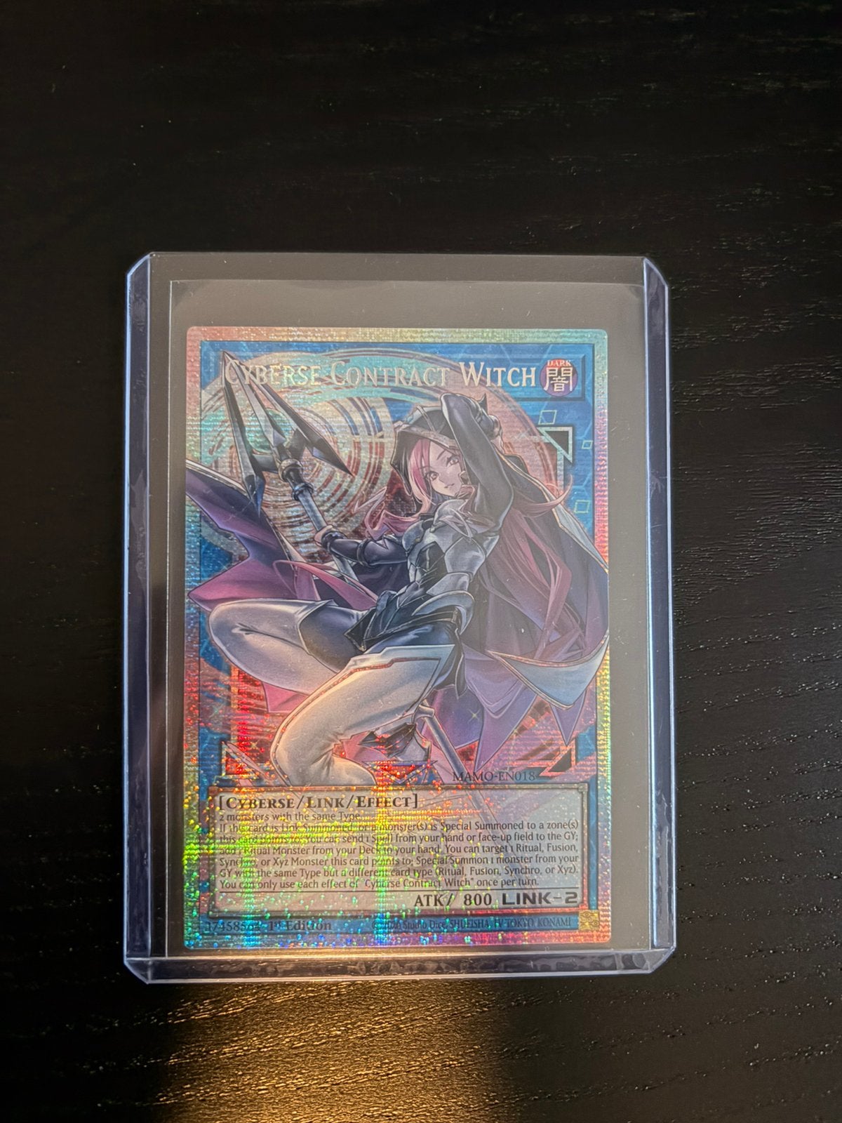 Yu Gi Oh Cyberse Contract witch Magnificent monsters, Ophalen of Verzenden, Zo goed als nieuw
