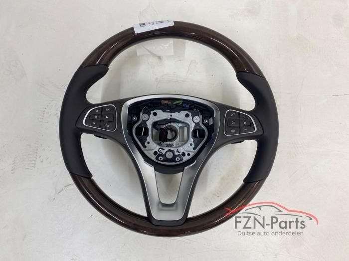 Mercedes-Benz GLE W166 Stuur Leder Bruin MF + F1, Ophalen of Verzenden, Gebruikt