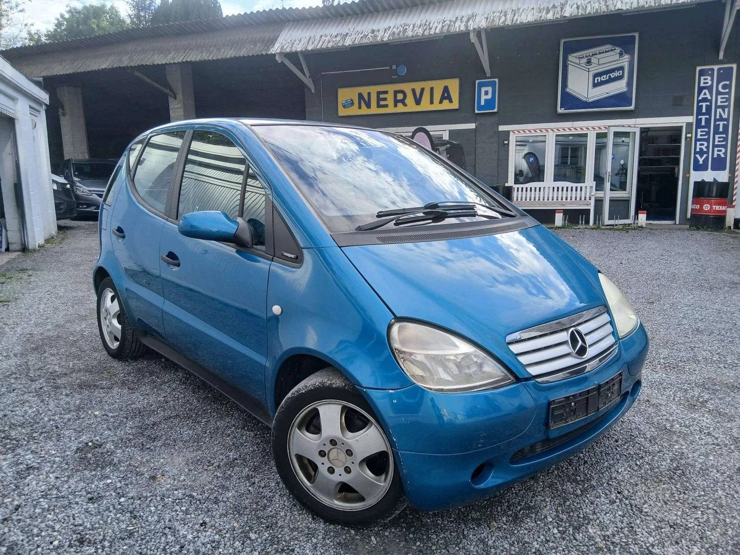Mercedes-Benz A-CLASS 140 A 140 / MARCHAND EXPORT / AIRCO /, Auto's, Zwart, Blauw, Mercedes-Benz, Bedrijf