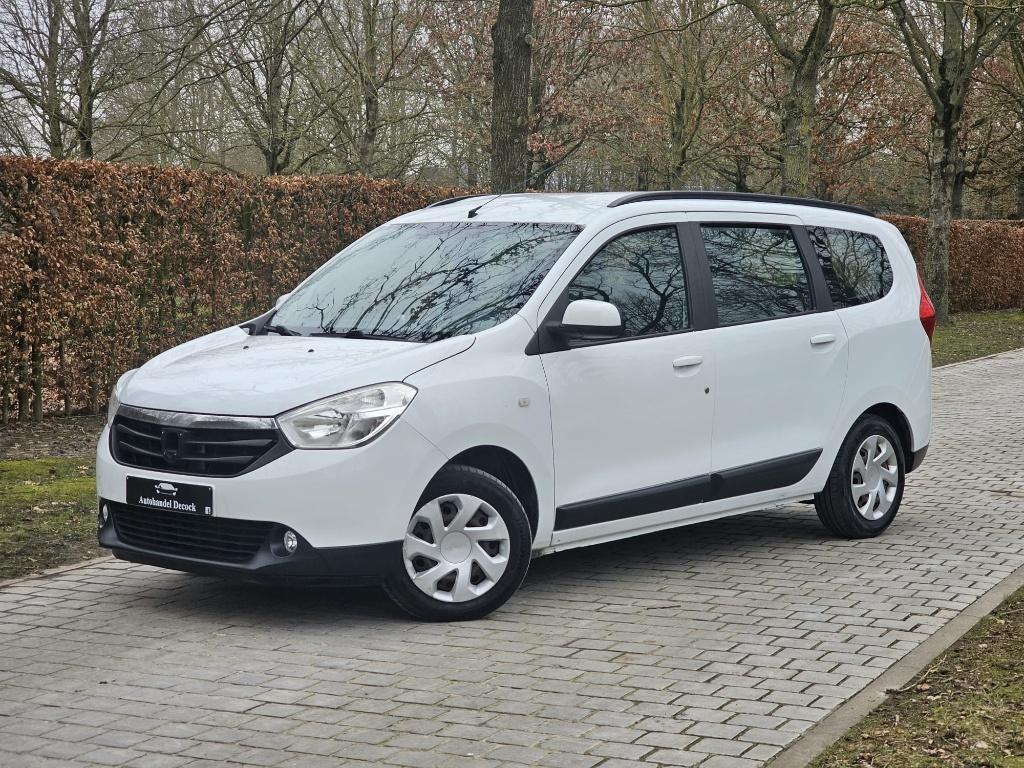 Dacia lodgy 1.6 benzine | CRUISE CONTROL | 7ZITPLAATSEN, Auto's, Dacia, Euro 5, Zwart, Handgeschakeld, 5 deurs