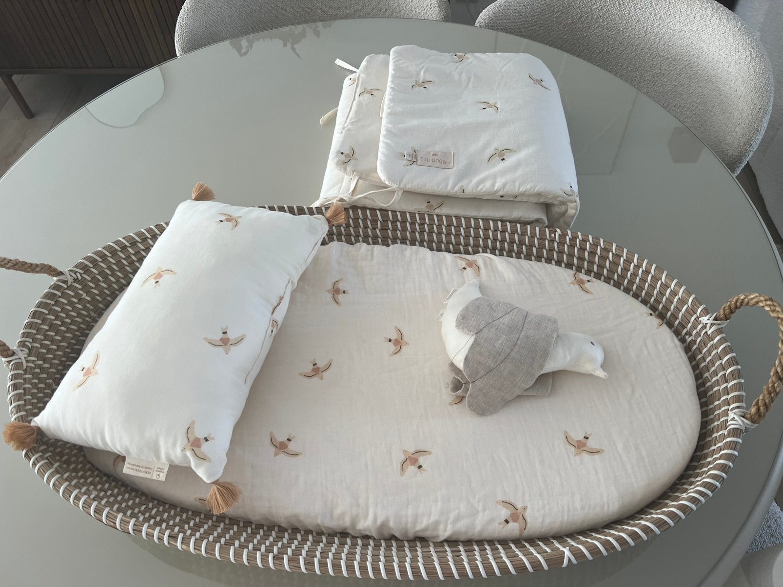 Verschoonmandje incl matras. Plus babybed accesoires., Enlèvement, Neuf