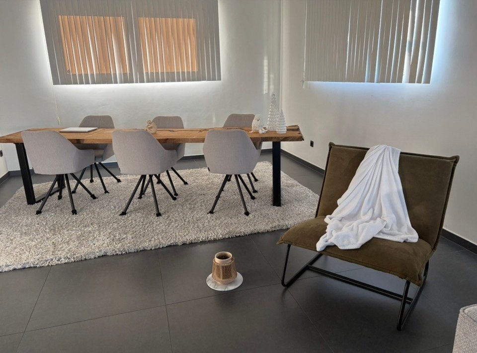 Eetkamerstoelen, Maison & Meubles, Ameublement | Revêtements de sol, Enlèvement, Comme neuf, Gris