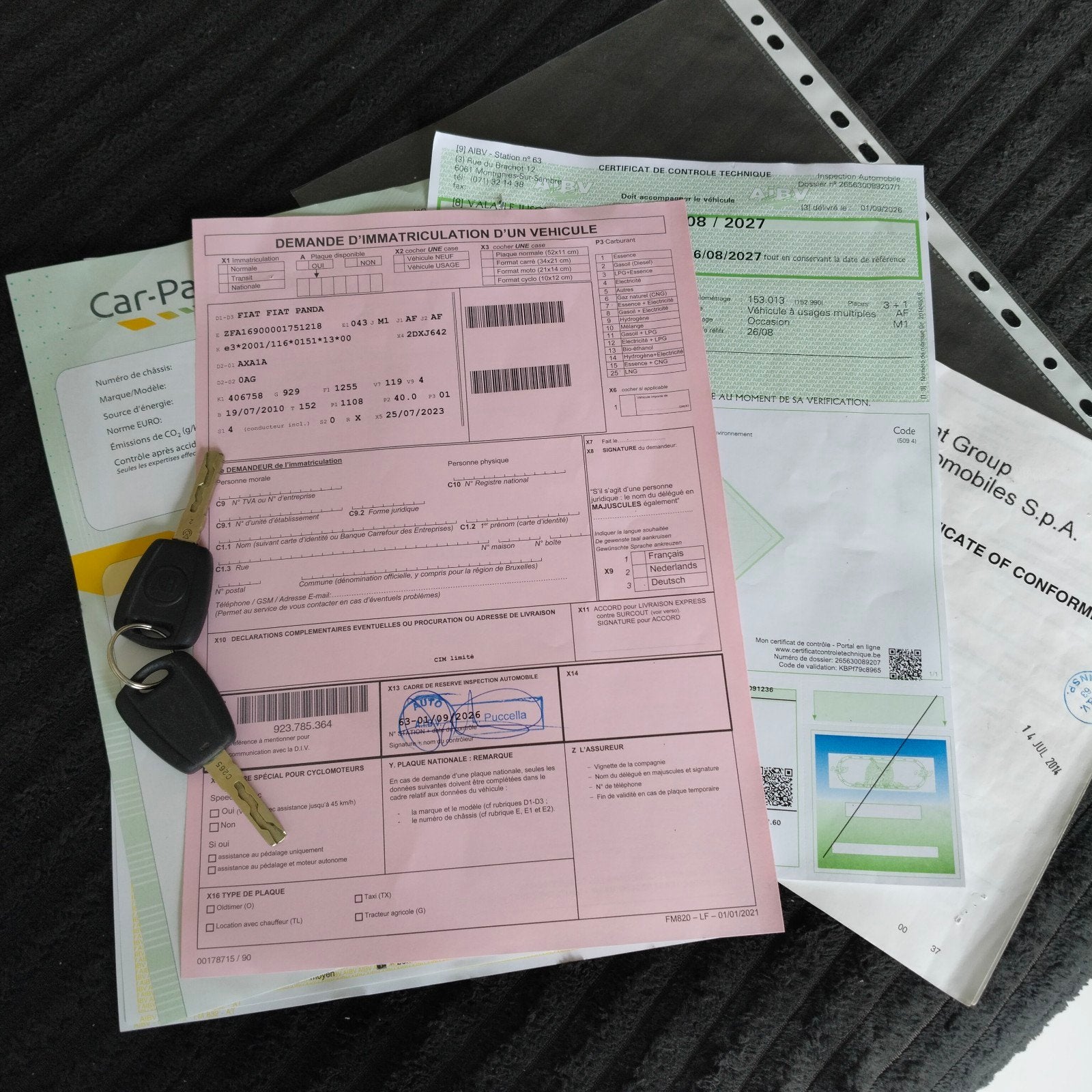 fiat panda 1.1 édition spéciale toit ouvrant, Autos, Fiat, Rouge, Achat, Panda, Toit ouvrant