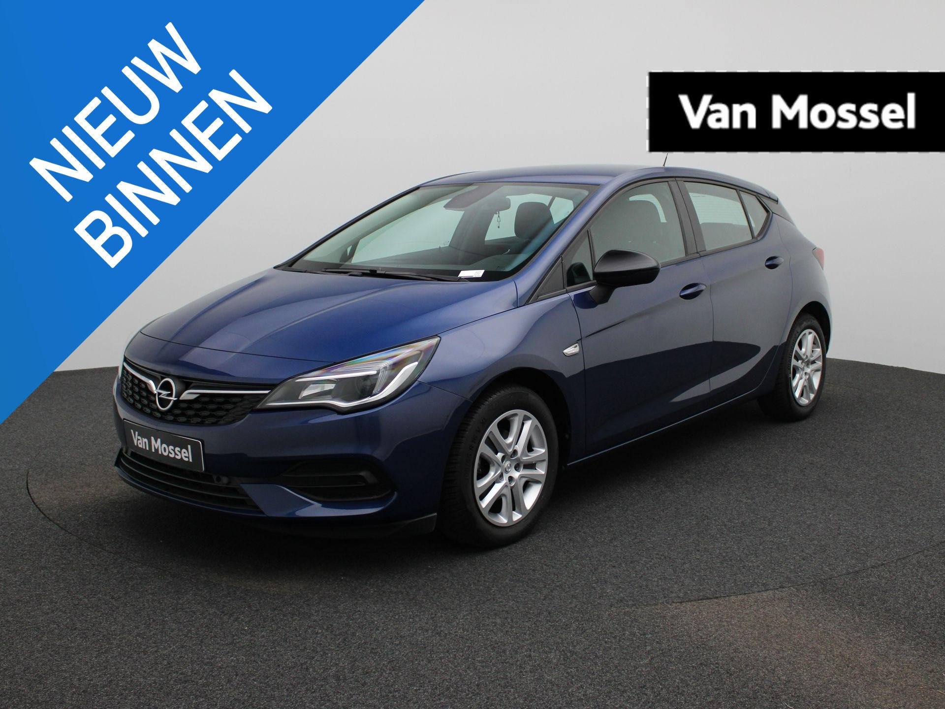 Opel Astra 1.2 Turbo 81kW S/S Edition, Auto's, Voorwielaandrijving, Stof, Zwart, Blauw