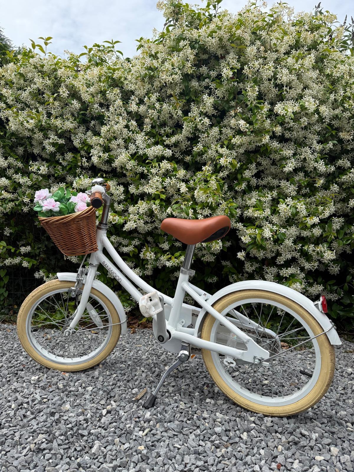 Banwood kinderfiets 16inch wit, Ophalen, Zo goed als nieuw
