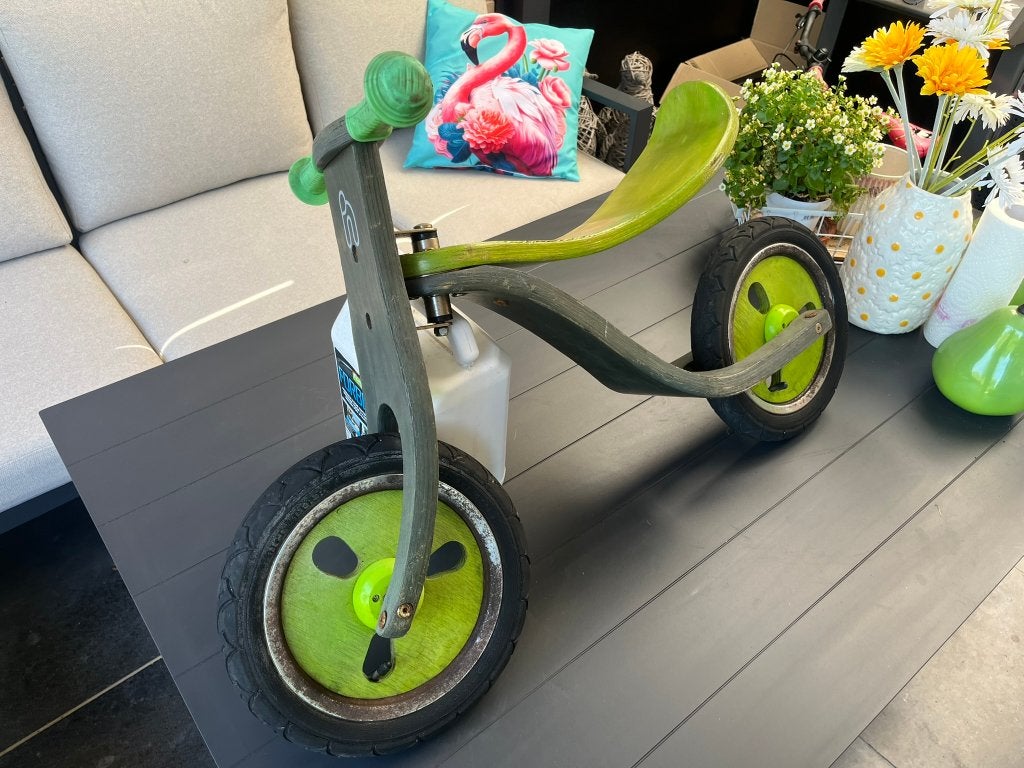 Hoppop (Retro) Houten Loopfietsje, Ophalen, Gebruikt, Loopfiets