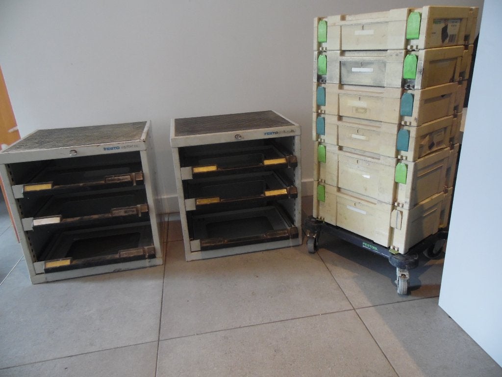 2x sysport Festo voor 3 systainers, Doe-het-zelf en Bouw, Ophalen, Gebruikt