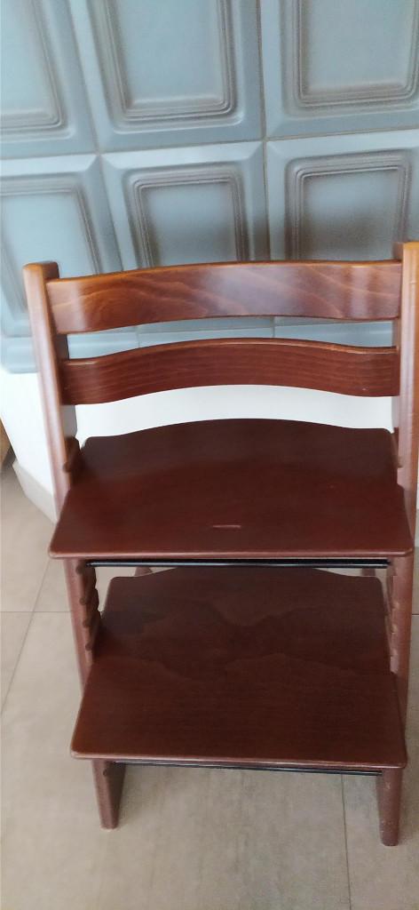 tripp trapp babystoel stokke en toebehoren (oud model), Enlèvement, Comme neuf, Chaise évolutive, Ceinture(s)