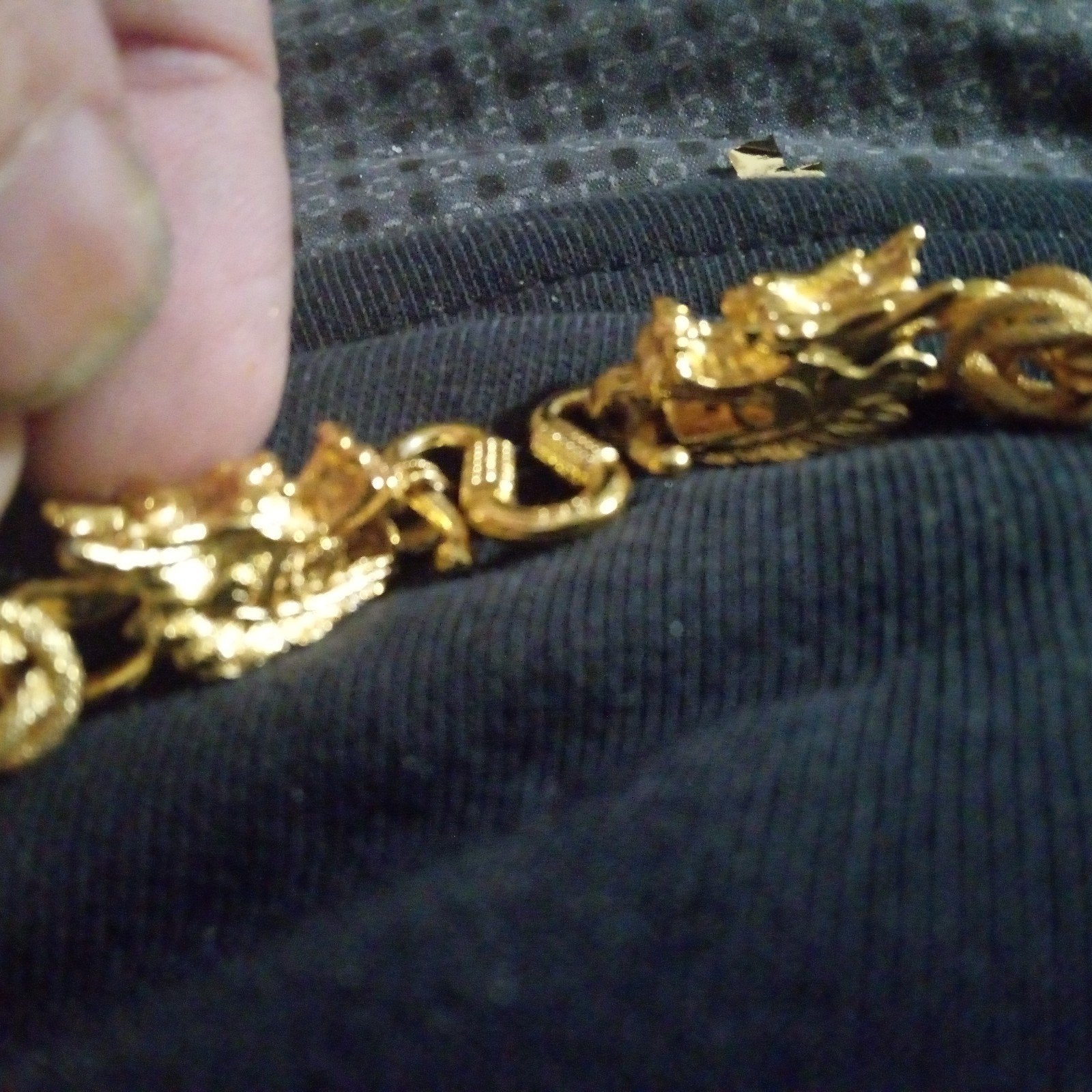 Collier à motif de dragon de Chine « le bleu chinois », Bijoux, Sacs & Beauté, Enlèvement ou Envoi, Comme neuf, Or