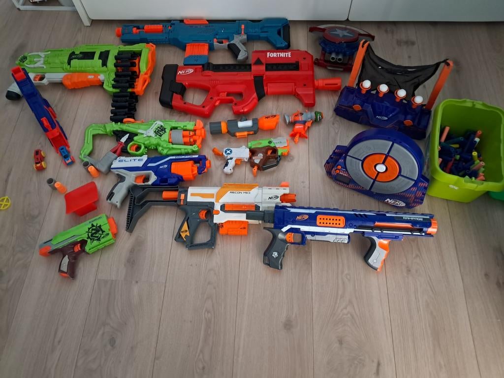 Nerf guns, Ophalen