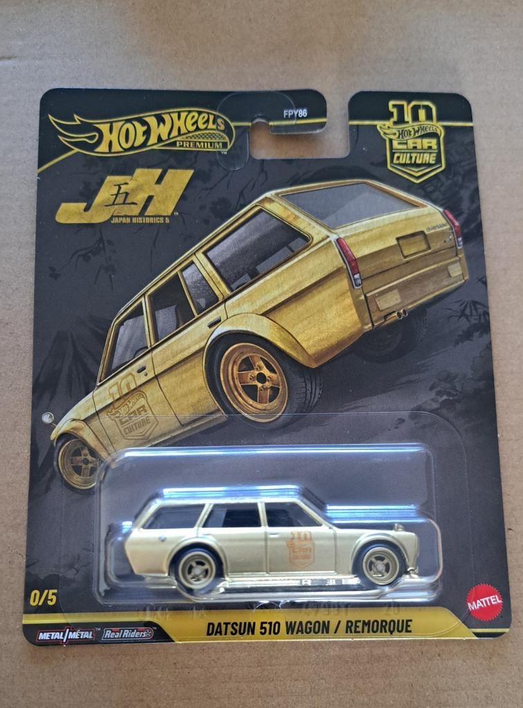 Datsun 510 wagon hotwheels (chasse), Ophalen of Verzenden, Nieuw, Auto