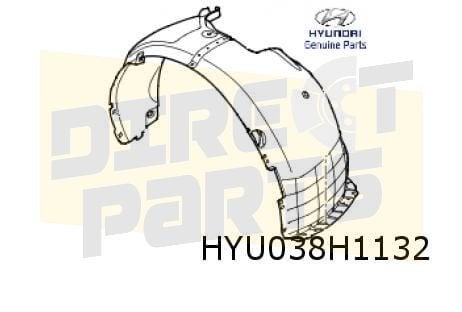 Hyundai i30 (4/17-)  modderkuip voorscherm Rechts Origineel!, Neuf, -, -, Garde-boue