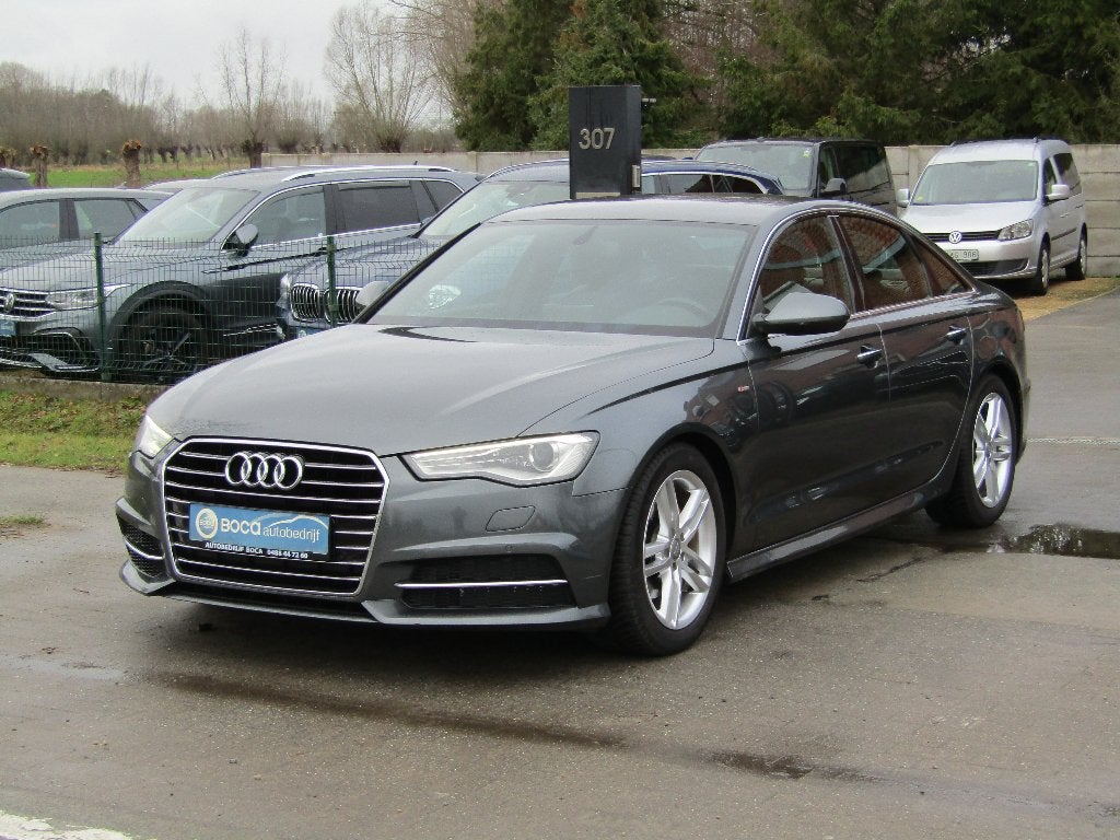Audi A6 2.0 TDI Automaat S-Line, Auto's, Audi, Bedrijf, Te koop, A6, ABS, Achteruitrijcamera, Adaptieve lichten, Airbags, Airconditioning