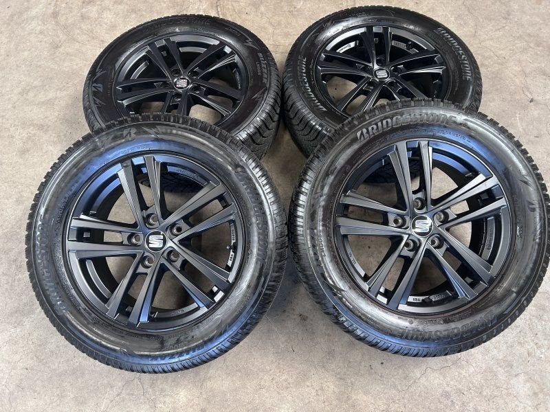 16 inch originele velgen + winterbanden Seat Ateca set 3, Pneus et Jantes, 16 pouces, -, Utilisé