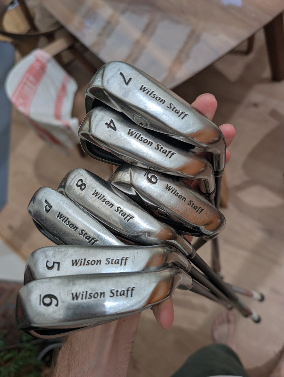 Fers Wilson Di7 P-4. 1 pouce étendu., Sports & Fitness, Golf, Enlèvement