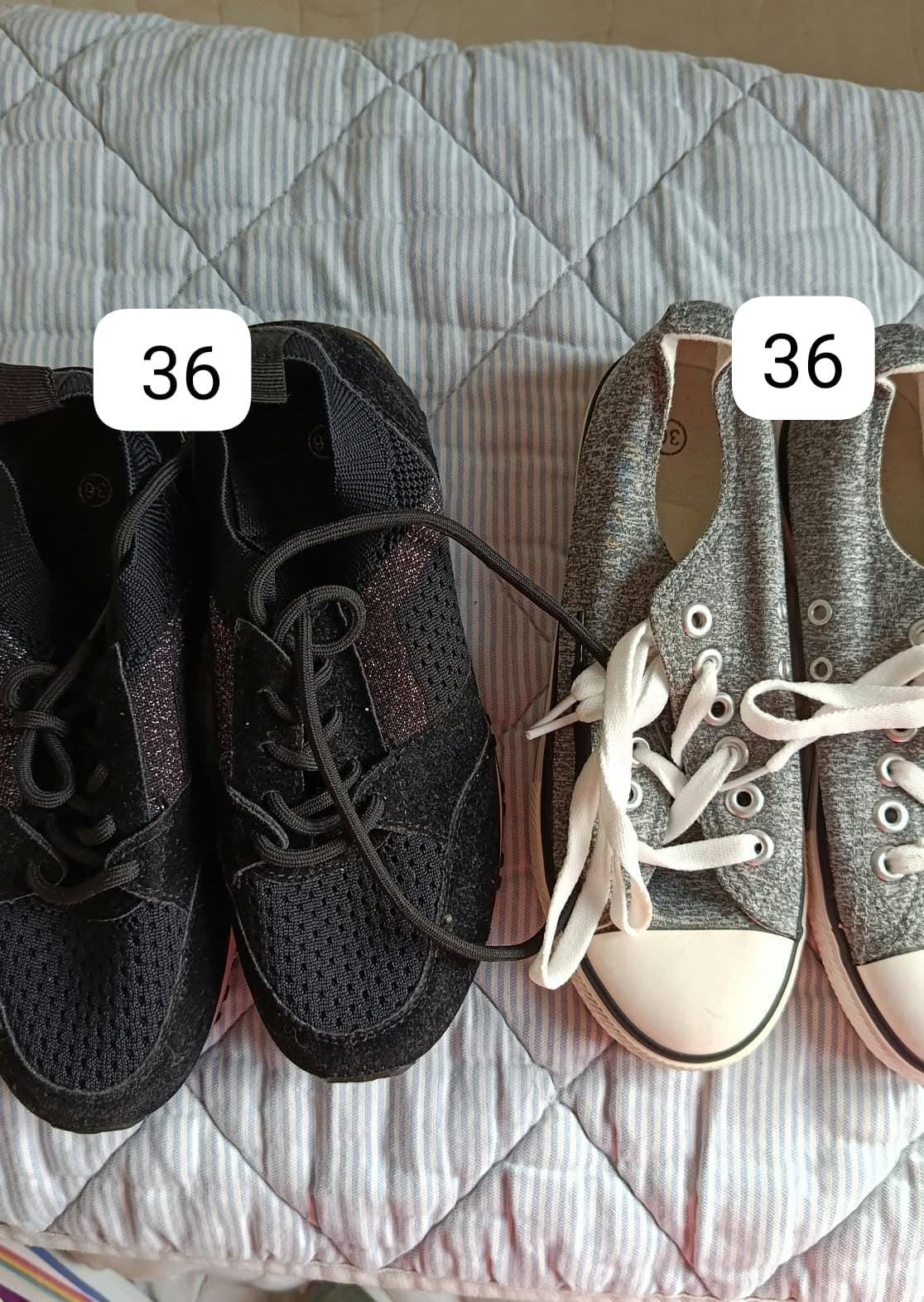 LOT 2 Baskets Femme T36 - 10€ - Sans marque - Bon état, Enlèvement ou Envoi