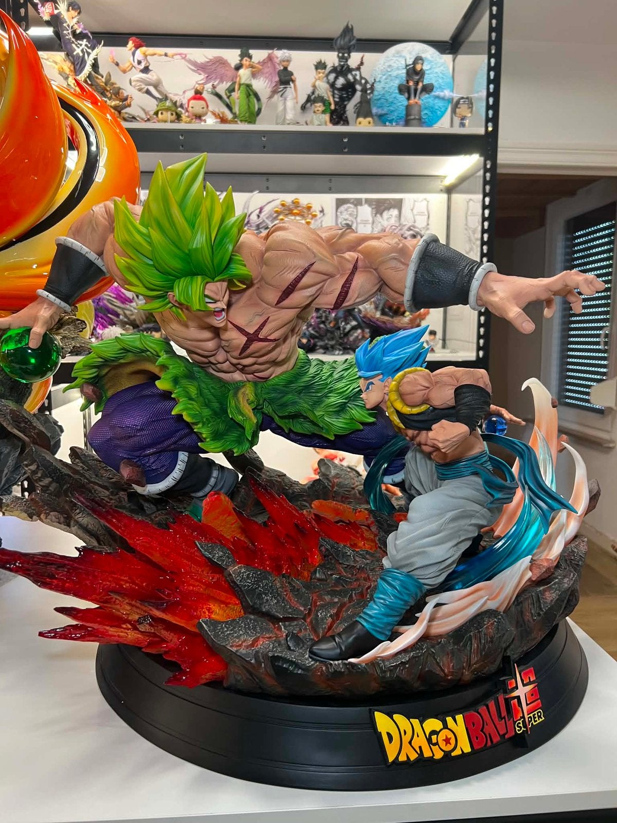 Broly vs Gogeta Recast figuur van hars, Verzamelen, Beelden en Beeldjes, Ophalen of Verzenden