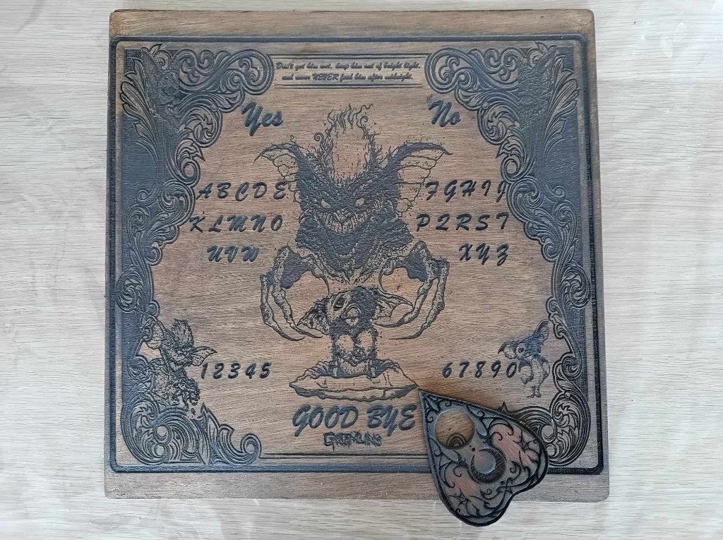 Gremlins Ouija Bord, Collectors Item van 1984., Vijf spelers of meer, Ophalen of Verzenden, Nieuw, Reisspel