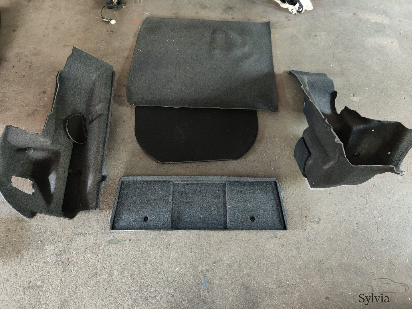 Bekleding set  kofferbak bagageruimte  BMW 6 serie E64 cabri, Gebruikt, -, -, Ophalen of Verzenden