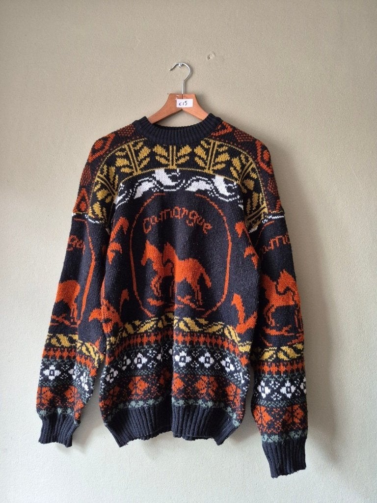 Vintage Grandpa Sweater | ScotsPine Premium Menswear, Enlèvement ou Envoi, Vintage, Taille 48/50 (M), Multicolore