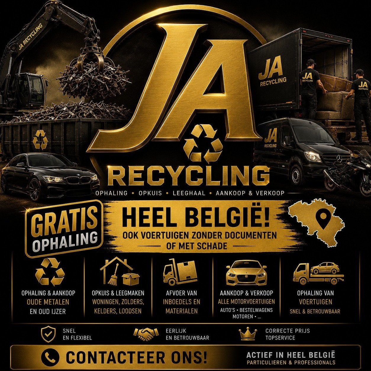 KARVENDO – Metaal • Auto’s • Afbraak, Enlèvement