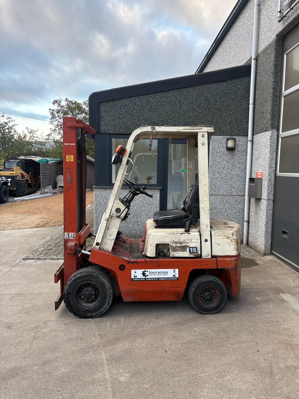 Heftruck Nissan/Datsun 1,5Ton Diesel, Ophalen of Verzenden