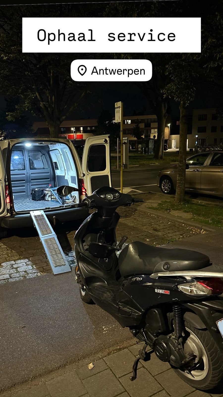 Ophaaldienst Scooters, Enlèvement, Comme neuf