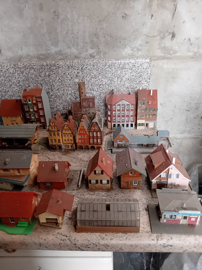 Modeltrein huisjes, Ophalen, Gebruikt