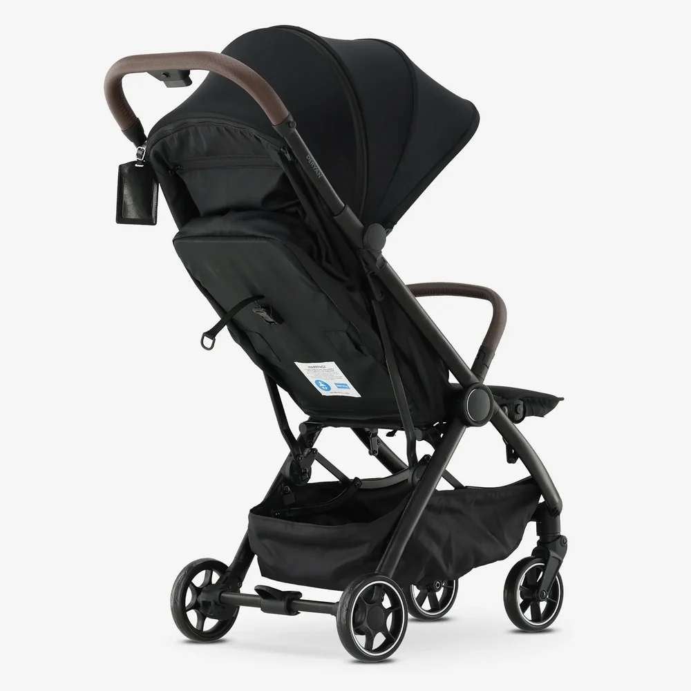 DERYAN Air-Buggy – Lichtgewicht Reisbuggy - Zwart, Enlèvement ou Envoi, Comme neuf, Autres marques, Dossier réglable