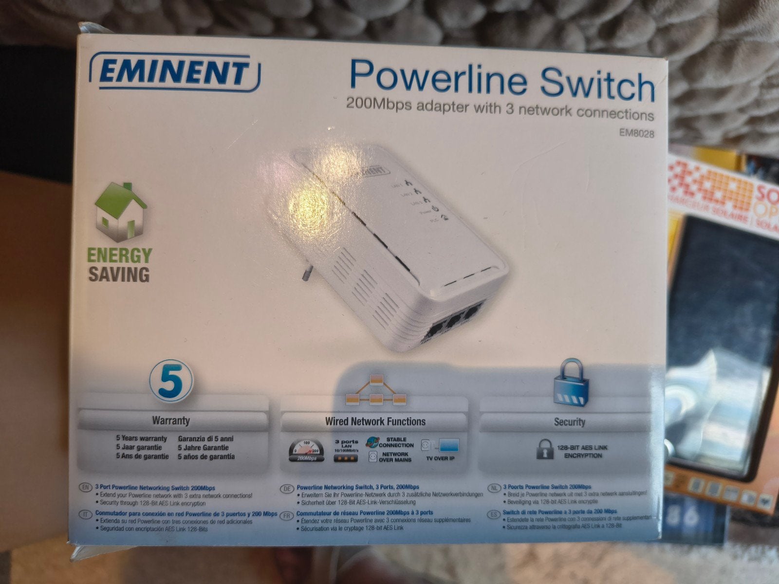 Eminent Powerline switch, Ophalen