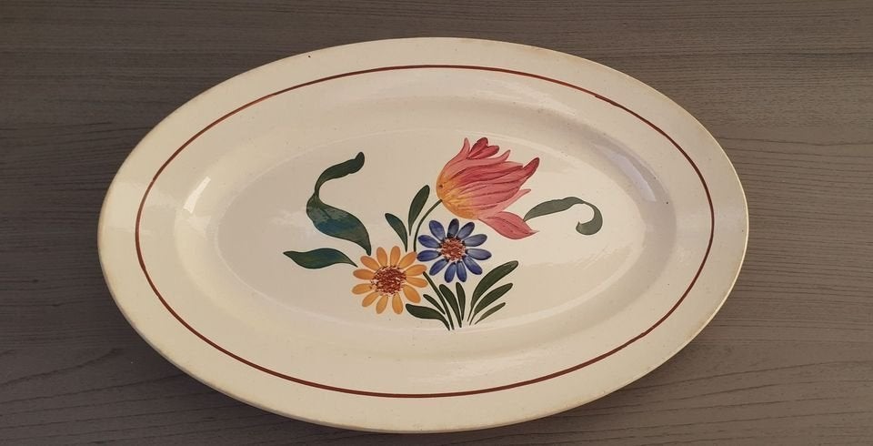 Oude schaal - Villeroy & Boch - Saargemünd, Antiek en Kunst, Ophalen of Verzenden