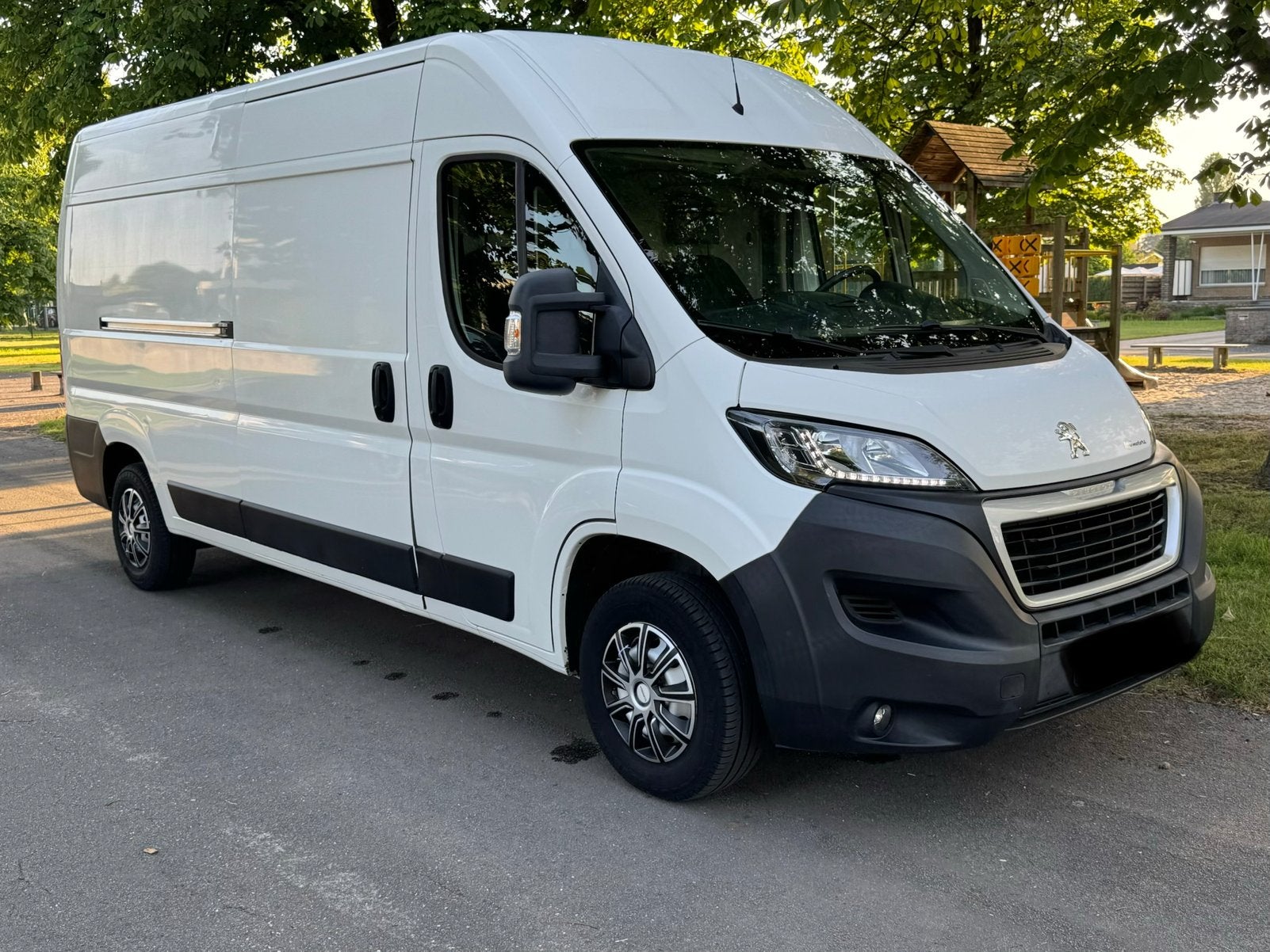 Peugoet boxer L3 H2, Auto's, Stof, Wit, Te koop, Peugeot