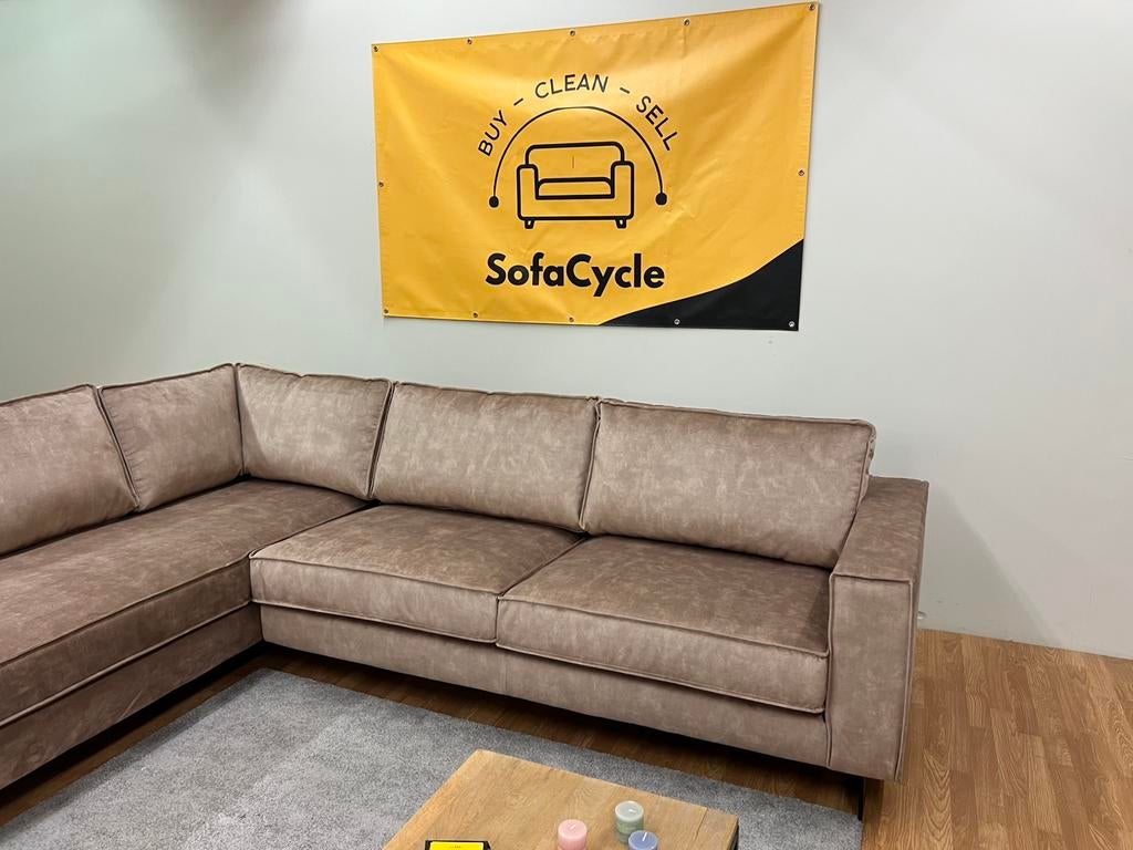 Fauteuil d'angle en velours - Neuf - Livraison - SofaCycle, Neuf, Enlèvement ou Envoi, SofaCycle, Tissus