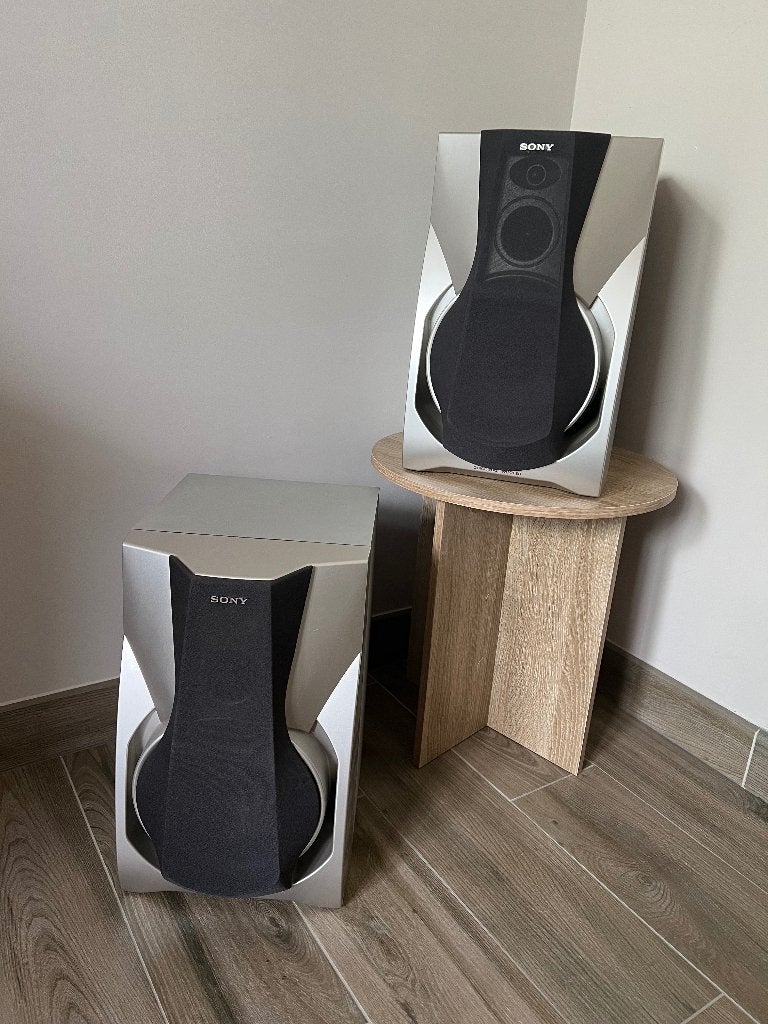 Set Haut-parleurs vintage Sony SS-RX88 woofers Quick Edge, Enlèvement, Utilisé, Kit d'enceintes, Sony