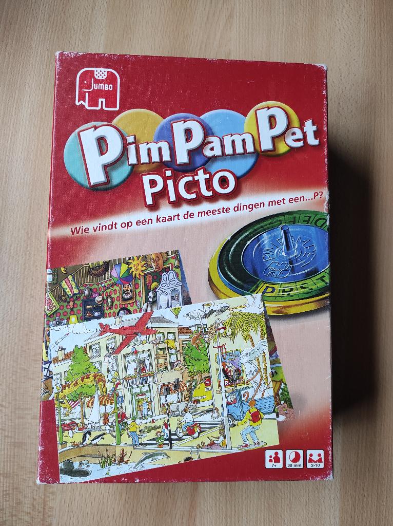 spel: pim pam pet picto, Ophalen of Verzenden, Gebruikt, JUMBO