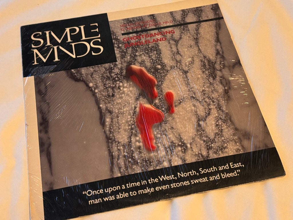 Simple Minds maxi vinyl Ghostdancing, Ophalen of Verzenden